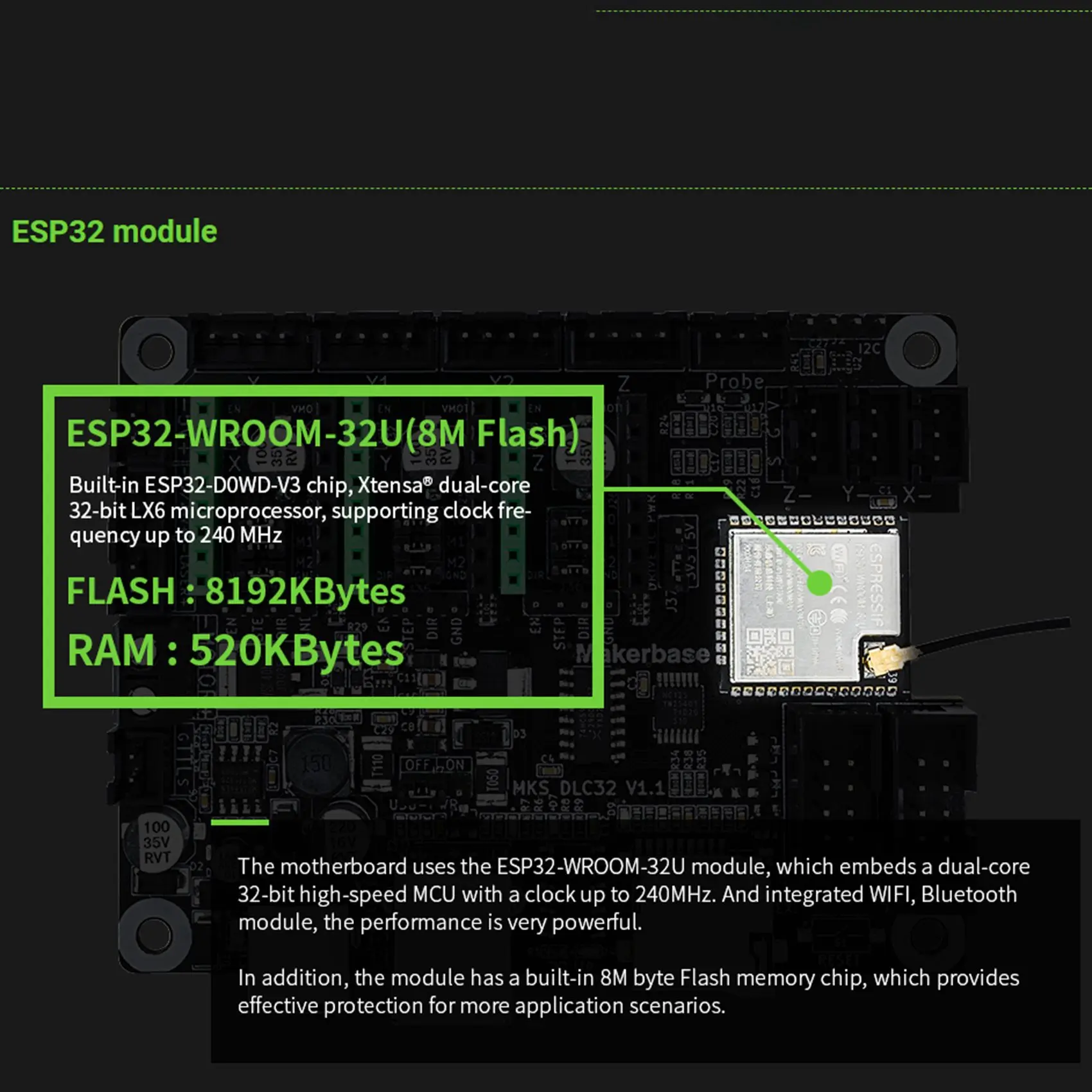 Engraving Machine Motherboard Main Control Board MKS DLC32CNC Engraving Motherboard GRBL Integrated Board