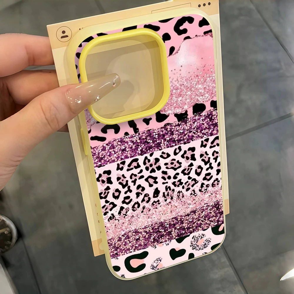 Luxuriöse Leopardenmuster-Hülle für iPhone 17 15 16 14 Pro Max Case Plus für iPhone 13 11 12 ProMax XS XR 8 Plus Sturzsichere INS-Hüllen – Detail 9