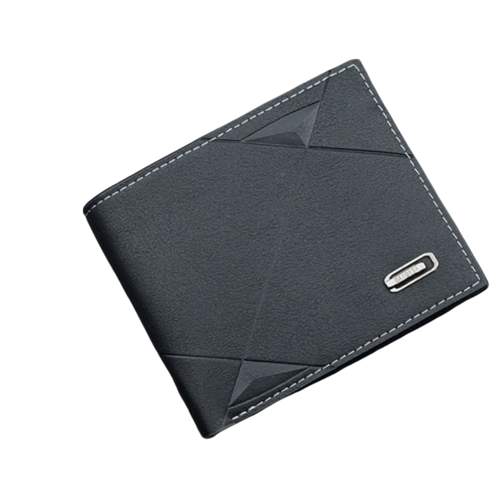 

Multi-card Slot Business Men's Short Wallet Casual Pu Leather Male Bifold Wallet Solid Color Cash Bag Coin Pocket Male