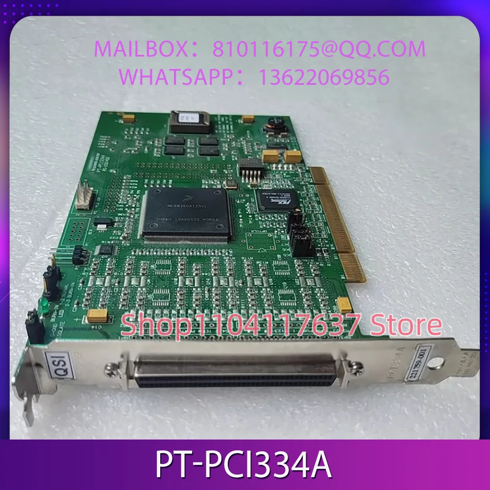 PT-PCI334A RS-232/422 For SUN X1355A-2 X1355A 375-3296 Serial port communication card Video data acquisition card