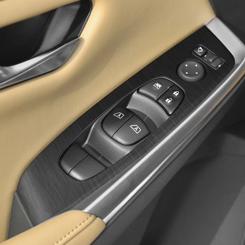 

Автомобильная карбоновая внутренняя наклейка, авто оконная подъемная панель, наклейка, защитная пленка для двери, аксессуар для NISSAN SENTRA B18 2020-2025