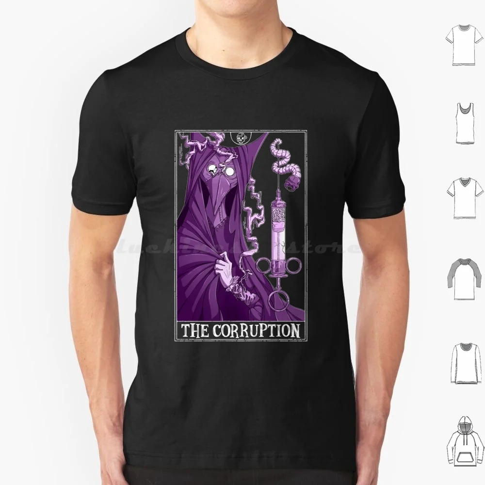The Corruption Tarotesque-( Dark ) Classic T Shirt Cotton Men Women DIY Print Rusty Quill The Magnus Archives Tma Fears Horror