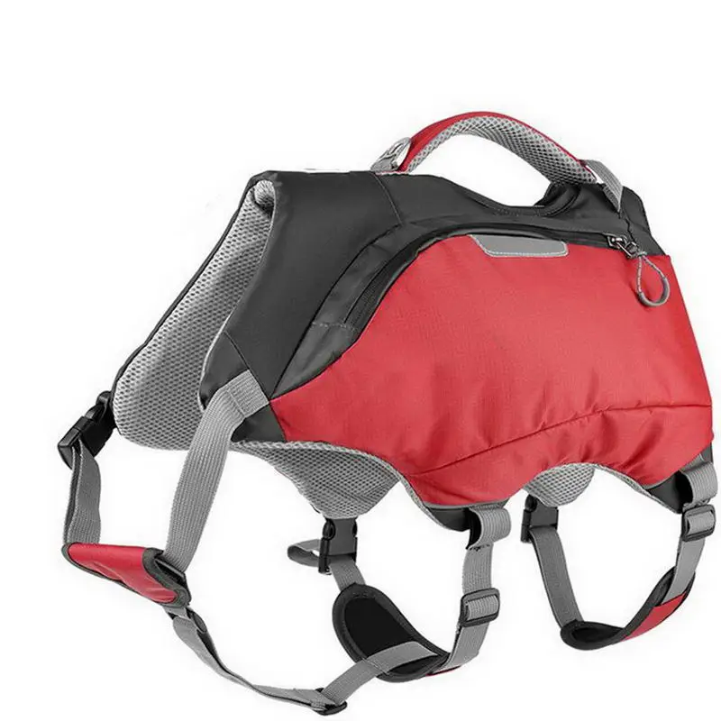 Adjustable Dog Backpack s High Floatation Pet Puppy Swimming Vests for Boating Go to Beach Supplies