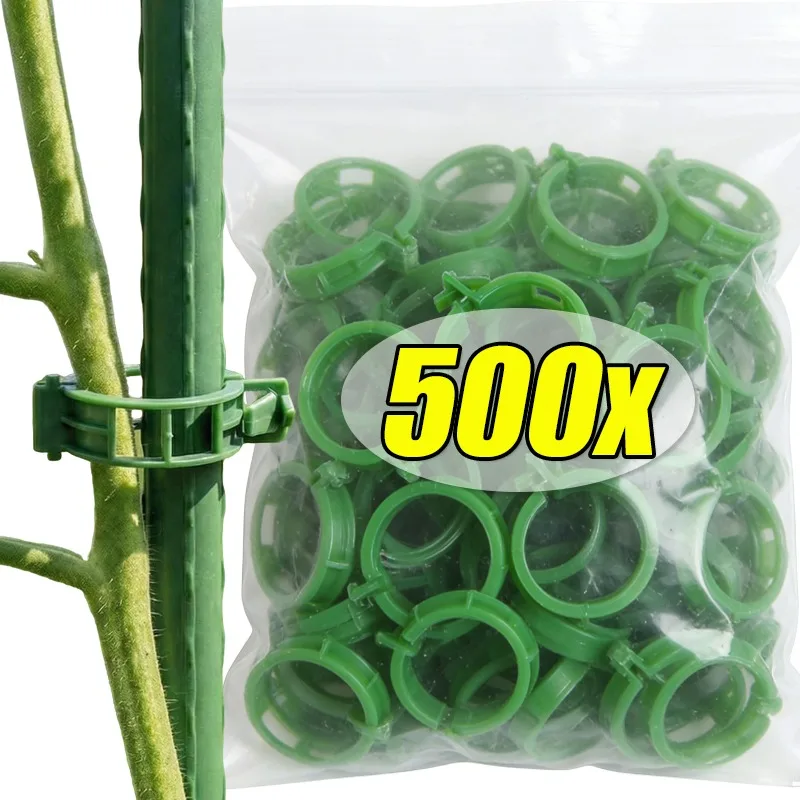 

Многоразовые зажимы для подвязки растений, фиксирующие клипсы для вьющихся томатов, винограда, овощей, держатели-пряжки, садовые принадлежности