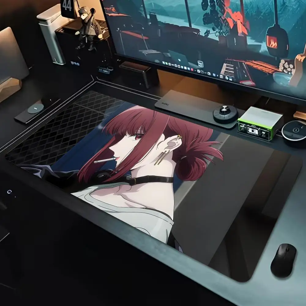 Warm Manga S-Smoking Behind the Supermarket with You Mouse Pad Large Waterproof Gaming Mouse Pad, Non-Slip with Stitched Edge