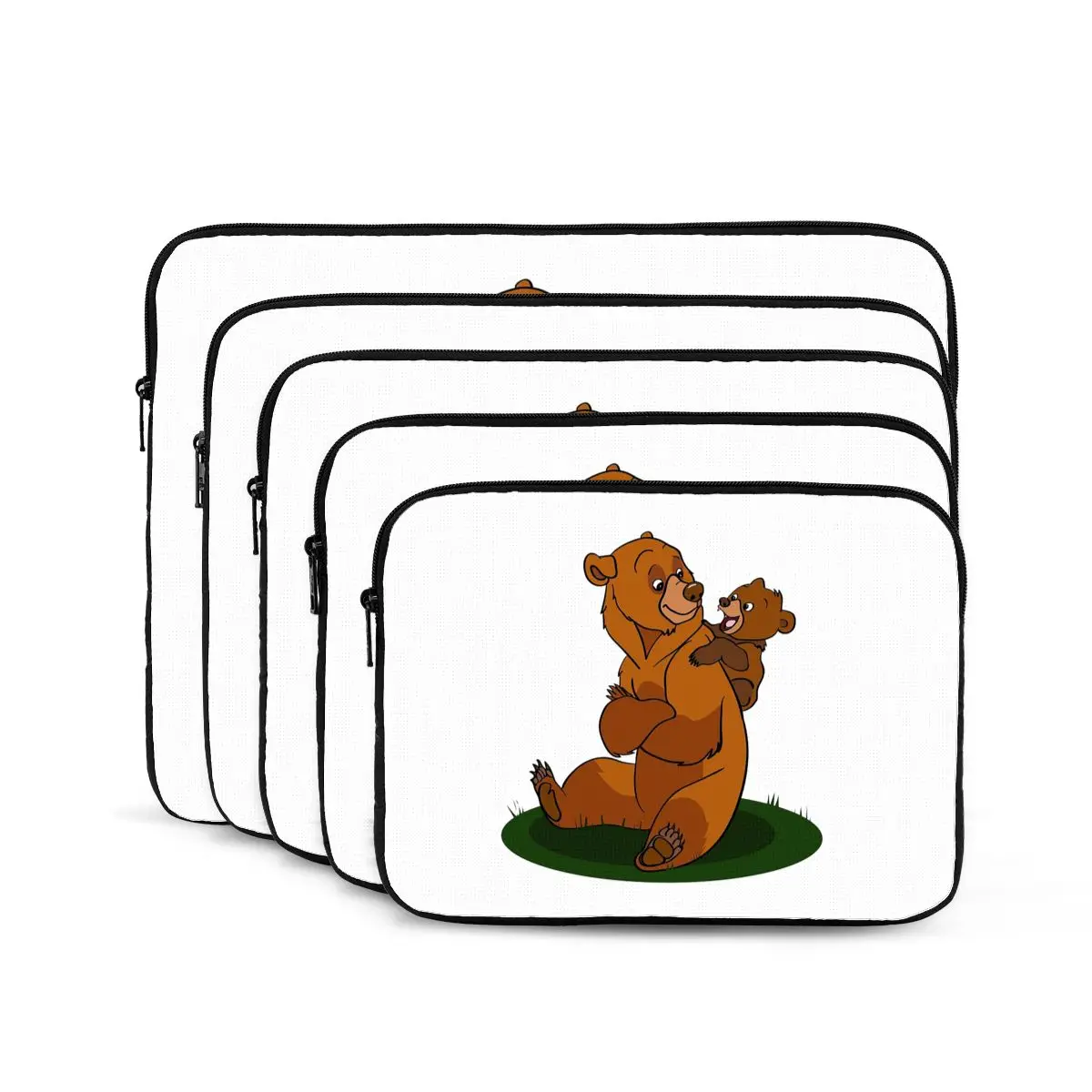 

Brother Bear Notebook Laptop Bag Case Pouch For Macbook Air Pro Tablet Shockproof Case Bag