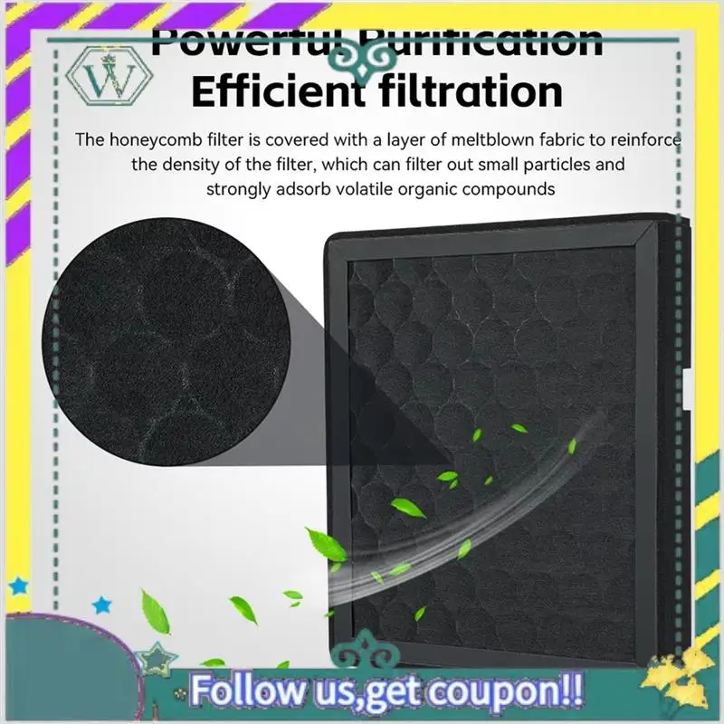NEW 2Pcs For Bambu Lab H2D Air Filter  Activated Carbon Air Purifier Filter Replacement For 3D Printer Accessories