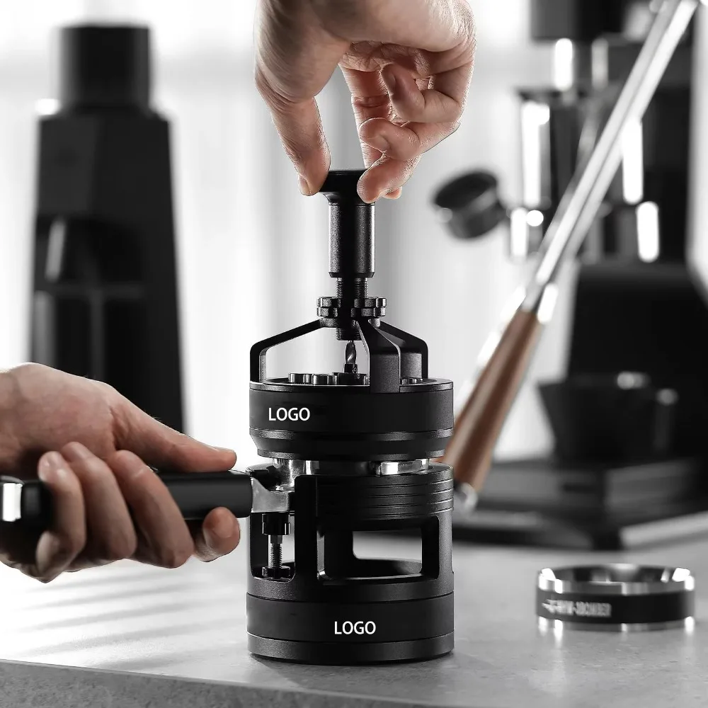 MHW-3BOMBER WDT Dispensing Tool 58mm Espresso Blender Dispenser Barista Adjustable Depth 14 Pins Coffee Accessories