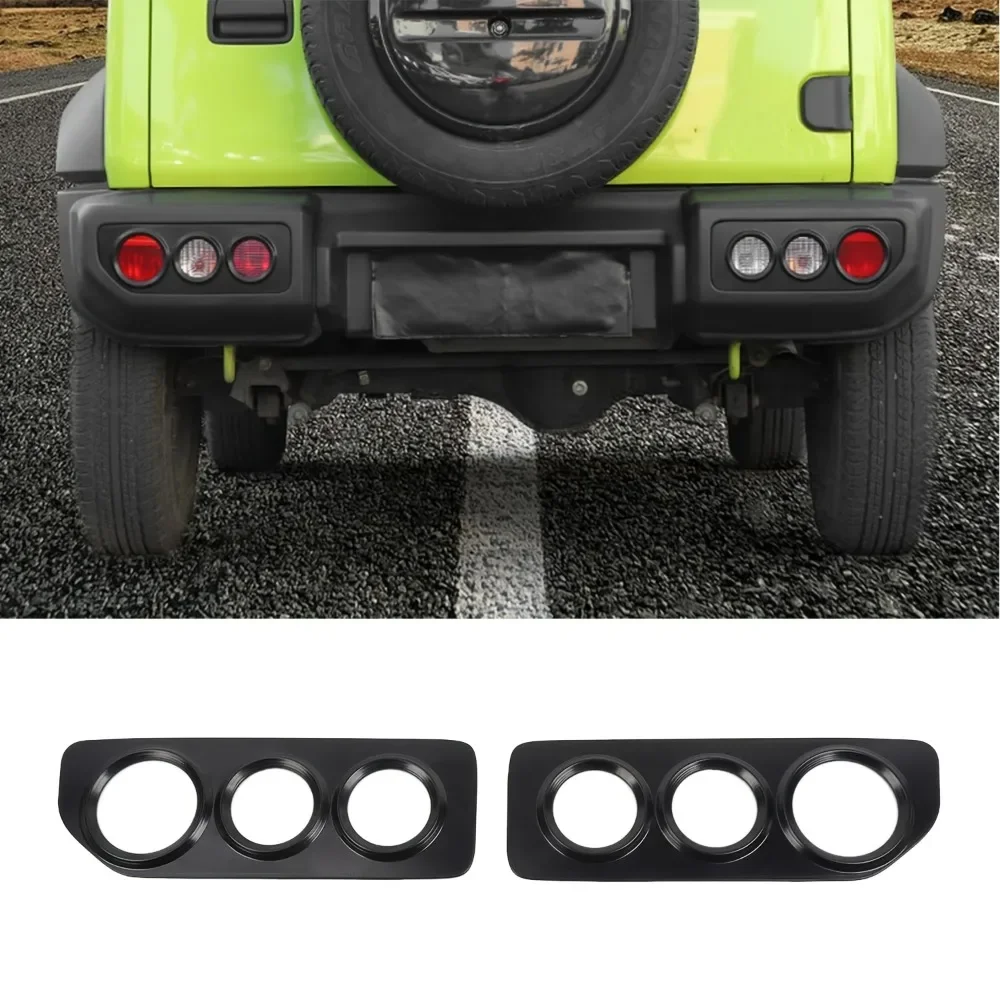 ABS Rear Tail Lamp Decor Protective Cover, Direct Fit for Suzuki Jimny JB74 XL GL 3/5‑Door 2019‑2024 Exterior Trim Part