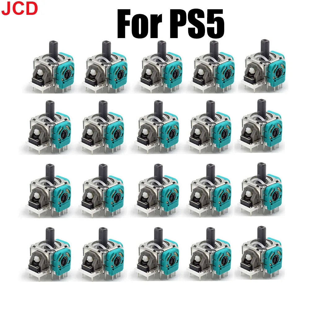 

JCD 10-100pcs 3D Analog Joystick Thumb Stick replacement repair part Sensor Module Potentiometer For PS5 Controller Accessory