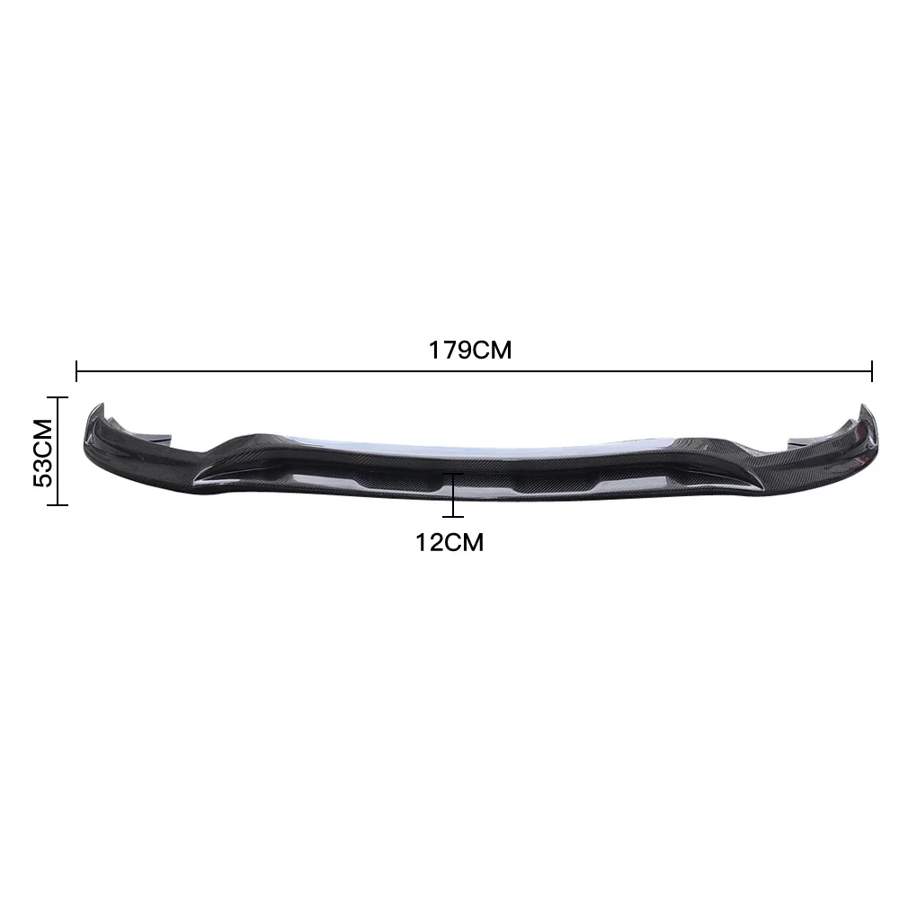 For Mercedes-Benz GLA Class X156 GLA45 2013-2019 Carbon Fiber OTD Style Front Bumper Lip Spoiler Car Styling