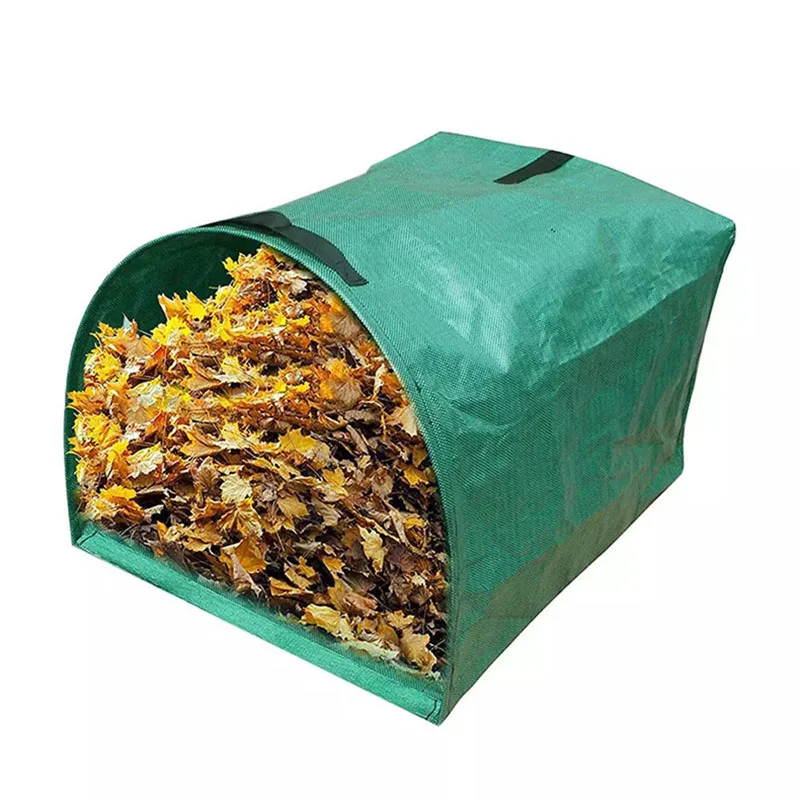 Laubfangsack für den Garten, Laubsammelbehälter, Gartenabfallsack für den Außenbereich, Gartenarbeitssack, Outdoor-Müllsack