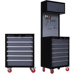 Workshop 6 Drawer Tool Cart Trolley Heavy Duty Mechanic Tool Box Roller Cabinet