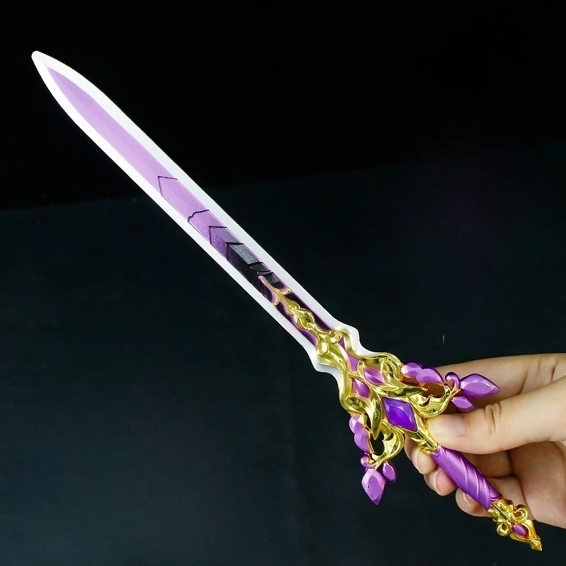 30 سنتيمتر لعبة الأجهزة الطرفية شيوى شيان تشوان تشانغ السيف المعادن الحرفية الأسلحة نموذج تحصيل مكتب الحلي الإبداعية هدية عيد ميلاد لعبة