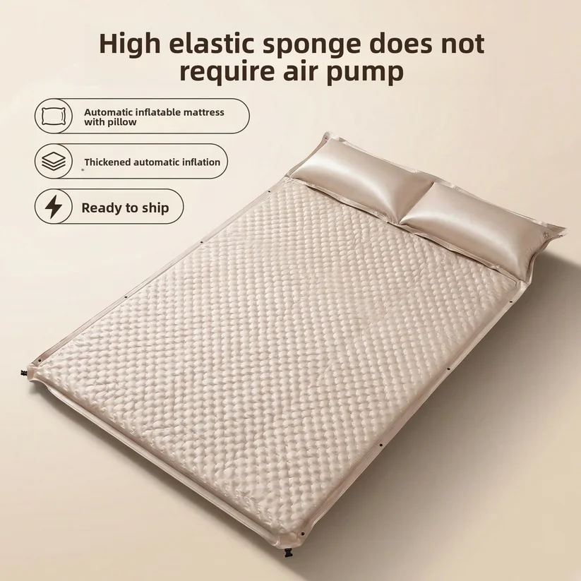 Inflatable Mattress, Sponge Sleeping Pad, Floor Mat, Outdoor Travel Mattress, Portable Camping Tent Floor Mat Camping Mattress