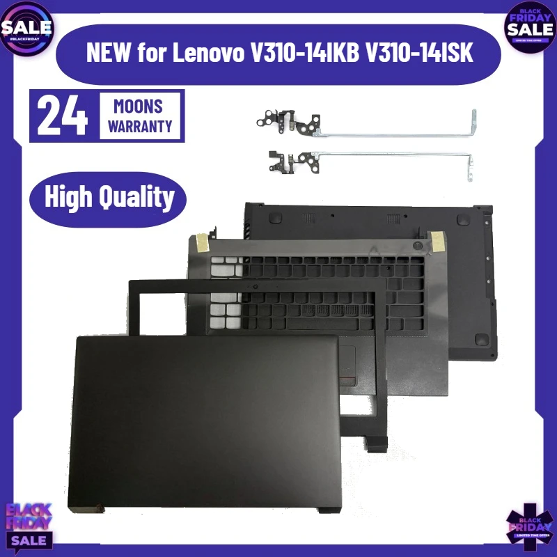 

NEW for Lenovo V310-14IKB V310-14ISK Laptop Case LCD Back Cover Front Bezel Palmrest Bottom Case Hinges