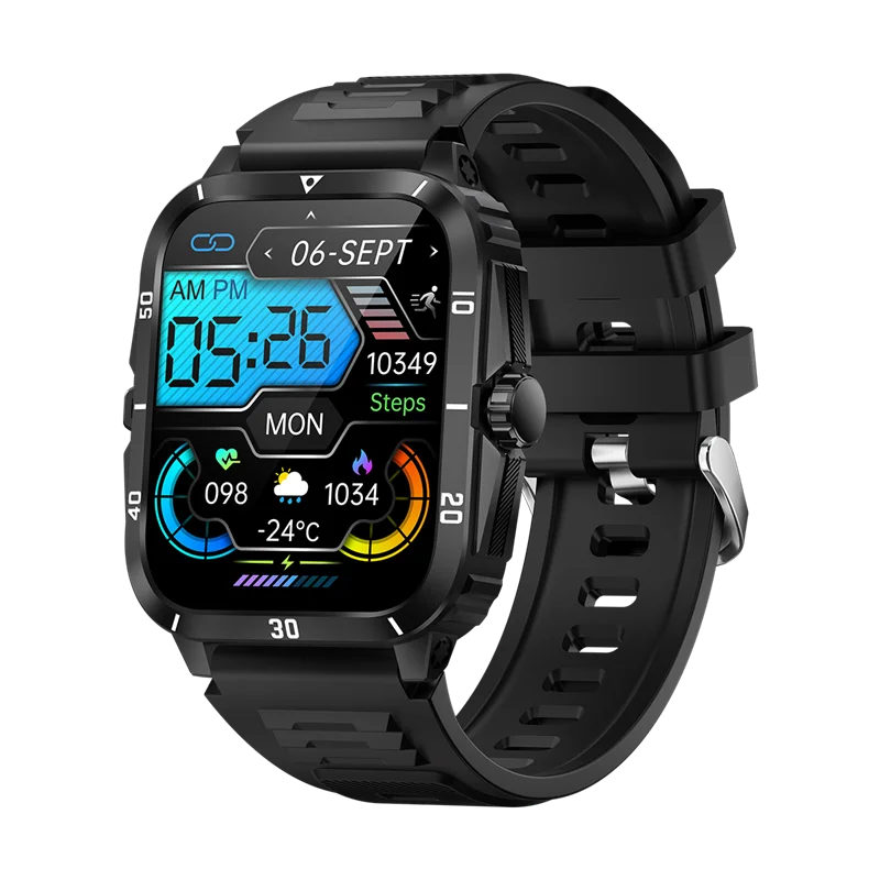 Hot Selling 2025 Smart Watch 3ATM Waterproof Sport Smartwatch Uomo Montre Intelligente Homme Wearable Devices KT71