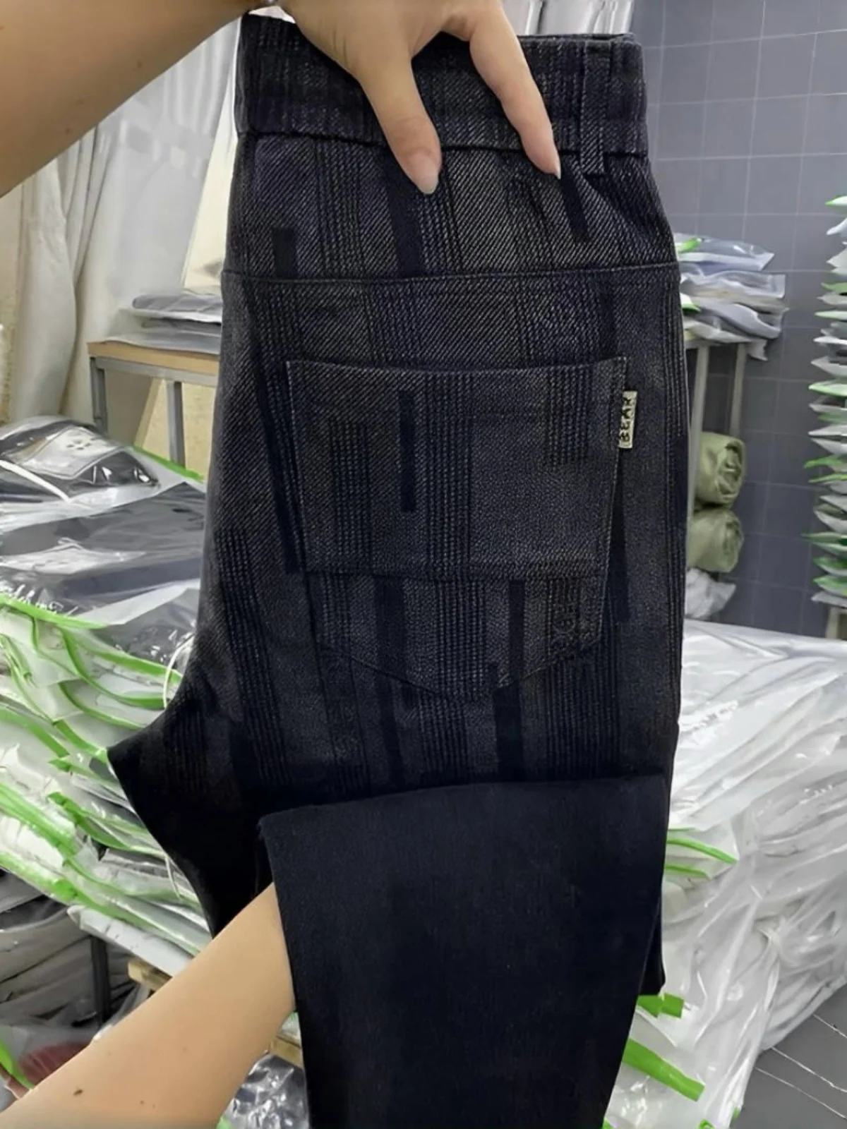 

Men's Casual Faion Jeans adient Sle Autumn New Arrival Versatile Sli Slim Fit Long Pants for Daily Wear