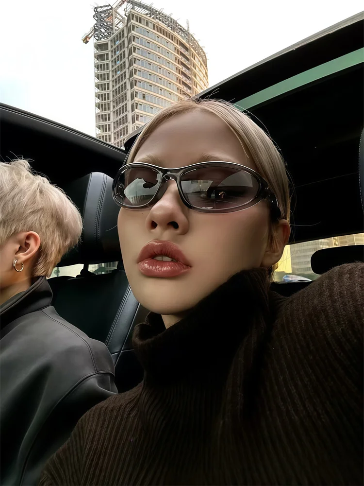 

ey Small Frame Sports Outdoor Ellipse Sle Retro Sunglasses Ele Ladies Sunglasses Uv Protection ex Sle