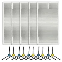 Spare Filter Side Brushes Accessory Kit For Midea M9 For EUREKA For NERE10s E10S For Obode A8 Robot Vacuum Cleaner Sweeping Part