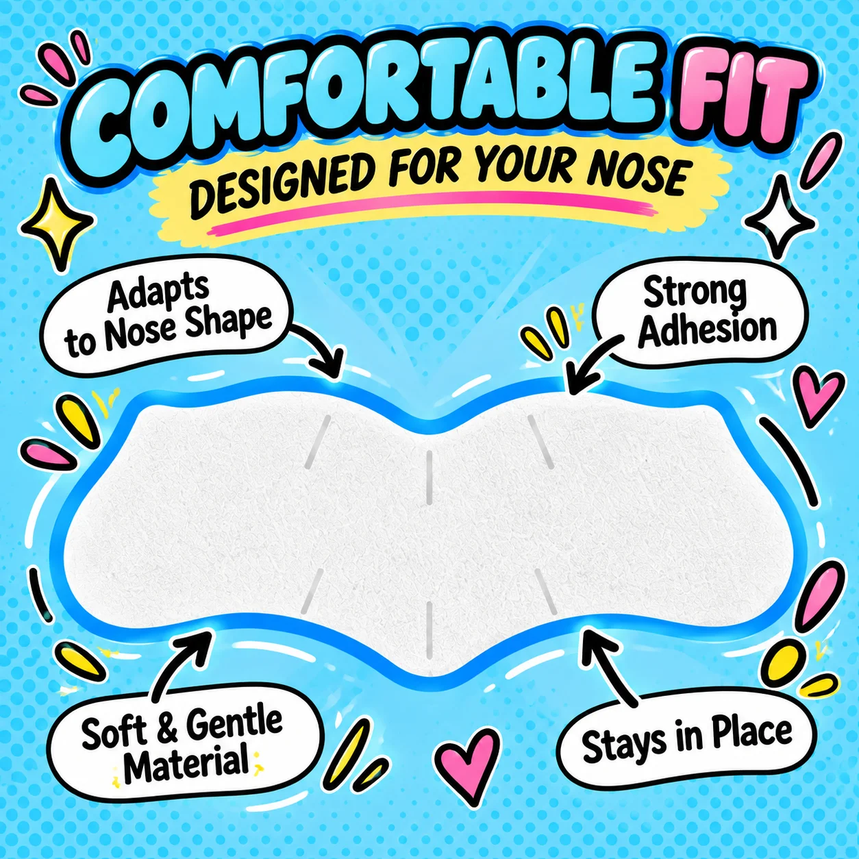 20/10 Charcoal Nose Pore Strips Water-Activated Oil Control Care Patches Flexible Fit Easy Peel-Off At-Home Skincare for Women