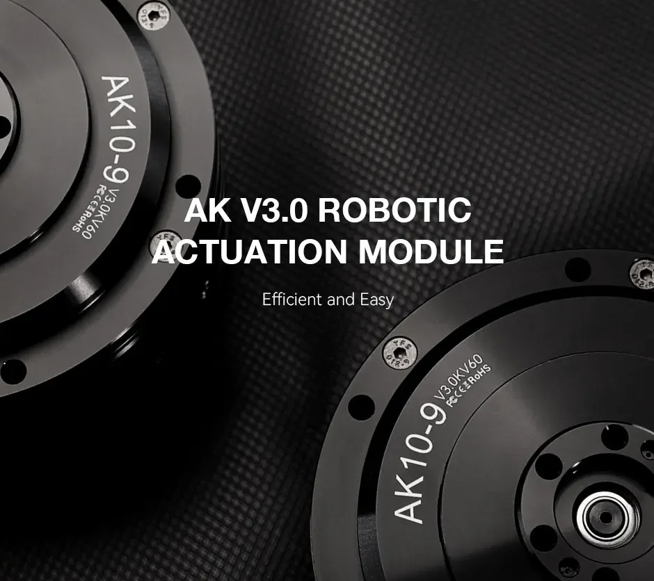 T-MOTOR AK10-9 V3.0 KV60 Dynamical Modular Motor For Exoskeleton Robots, AGV,dual encoders