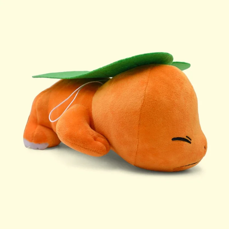 Pokemon Sleeping Charmander ตุ๊กตา Plush การ์ตูนหมอนโซฟาเครื่องประดับตกแต่งเด็ก Soothing ของเล่นคริสต์มาสของขวัญ