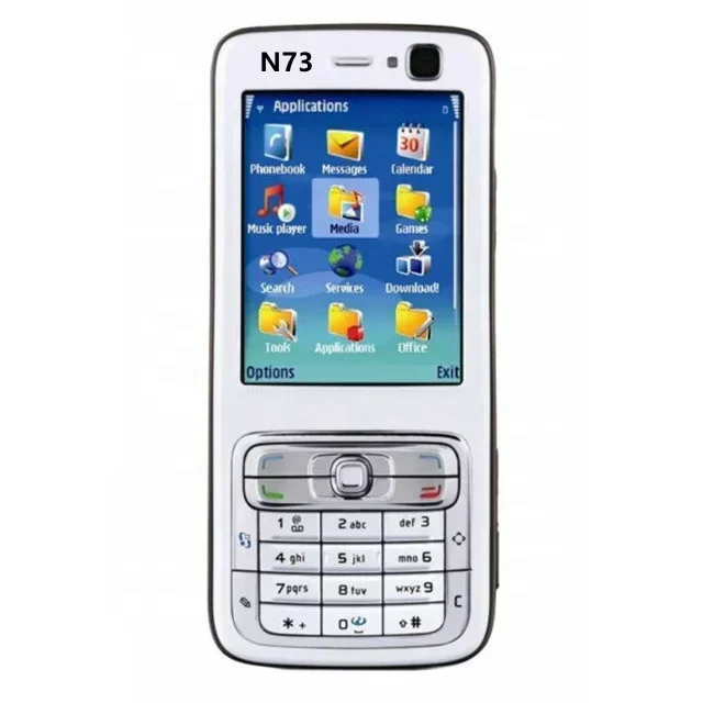 Free Shipping Hot Selling Cheap Simple Classic Bar GSM Mobile Cell Phone On Sale 2.4inch Display For Nokia N73 By Postnl