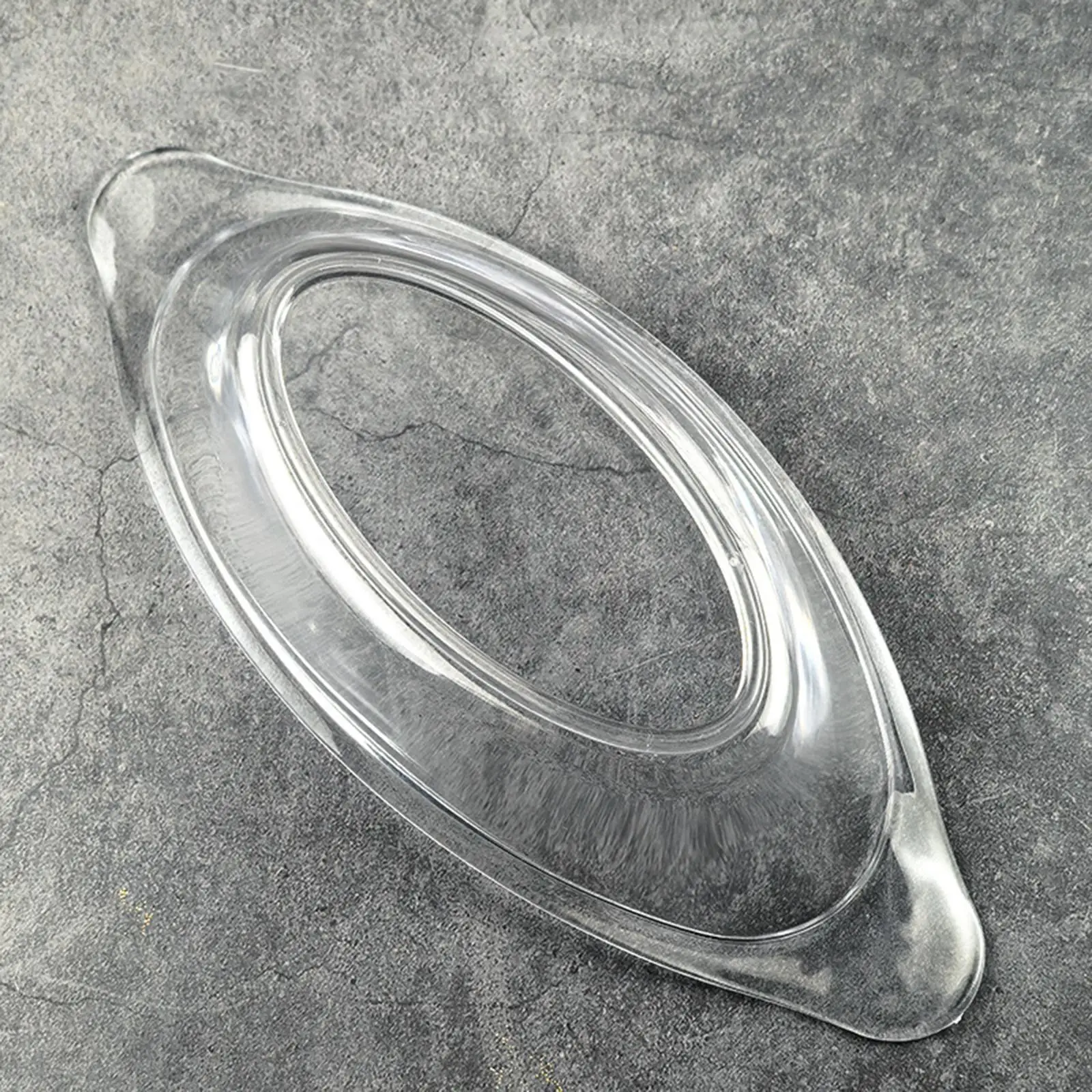 Acrylic Dessert Bowl Transparent Banana Split Ice Cream Container Decorative Plate for Party Weddings