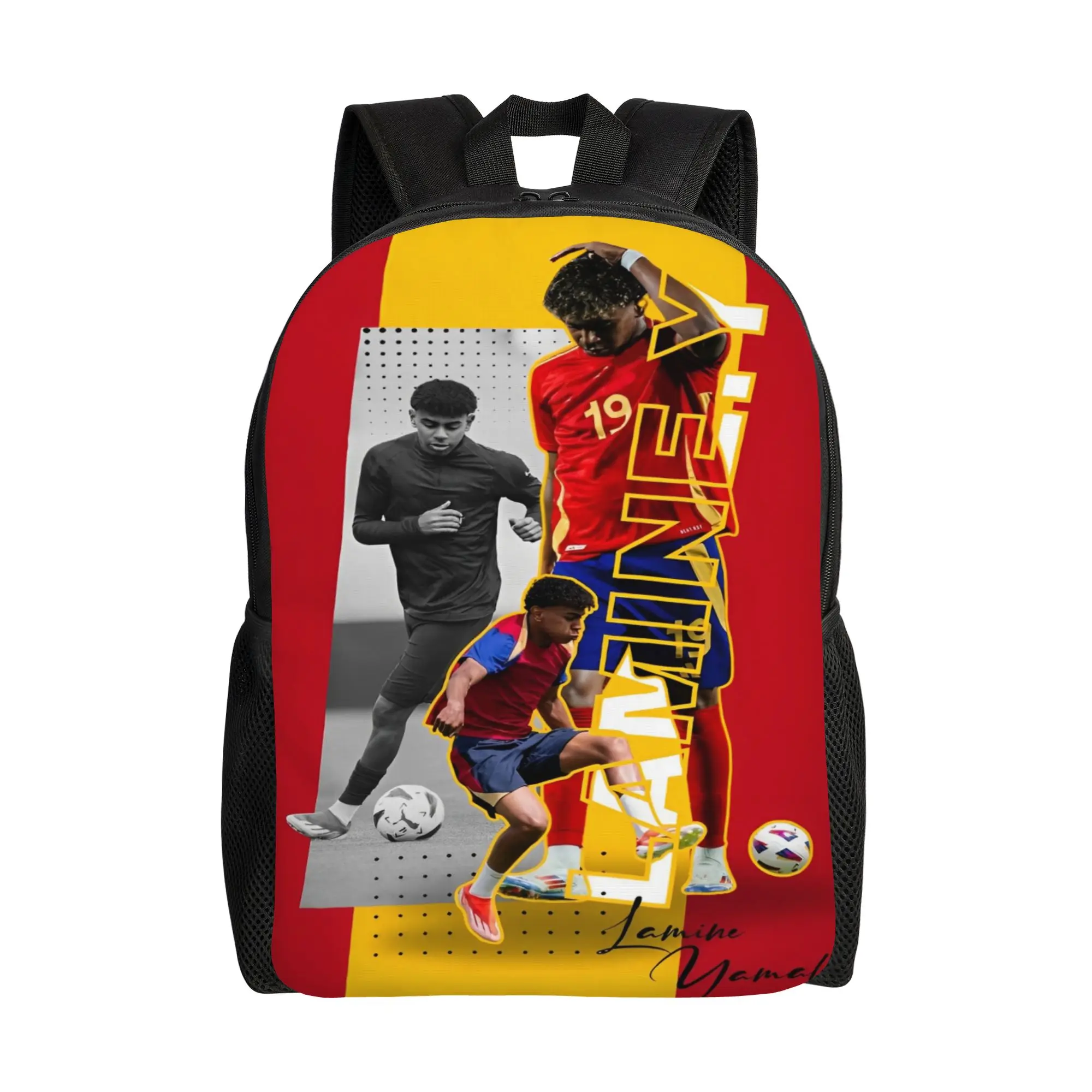 

Стильный рюкзак L-Lamine Y-Yamal Spain Football для мужчин и женщин, для ноутбука, из холщовой ткани, для школы, спорта и бизнеса