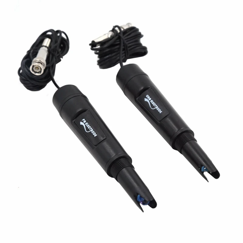 Digitale 2 & 1 PH ORP Monitor Redox Controller Blauw Voor Aquarium Hydrocultuur Plant Zwembad Spa W/uitgangsvermogen relais US Plug