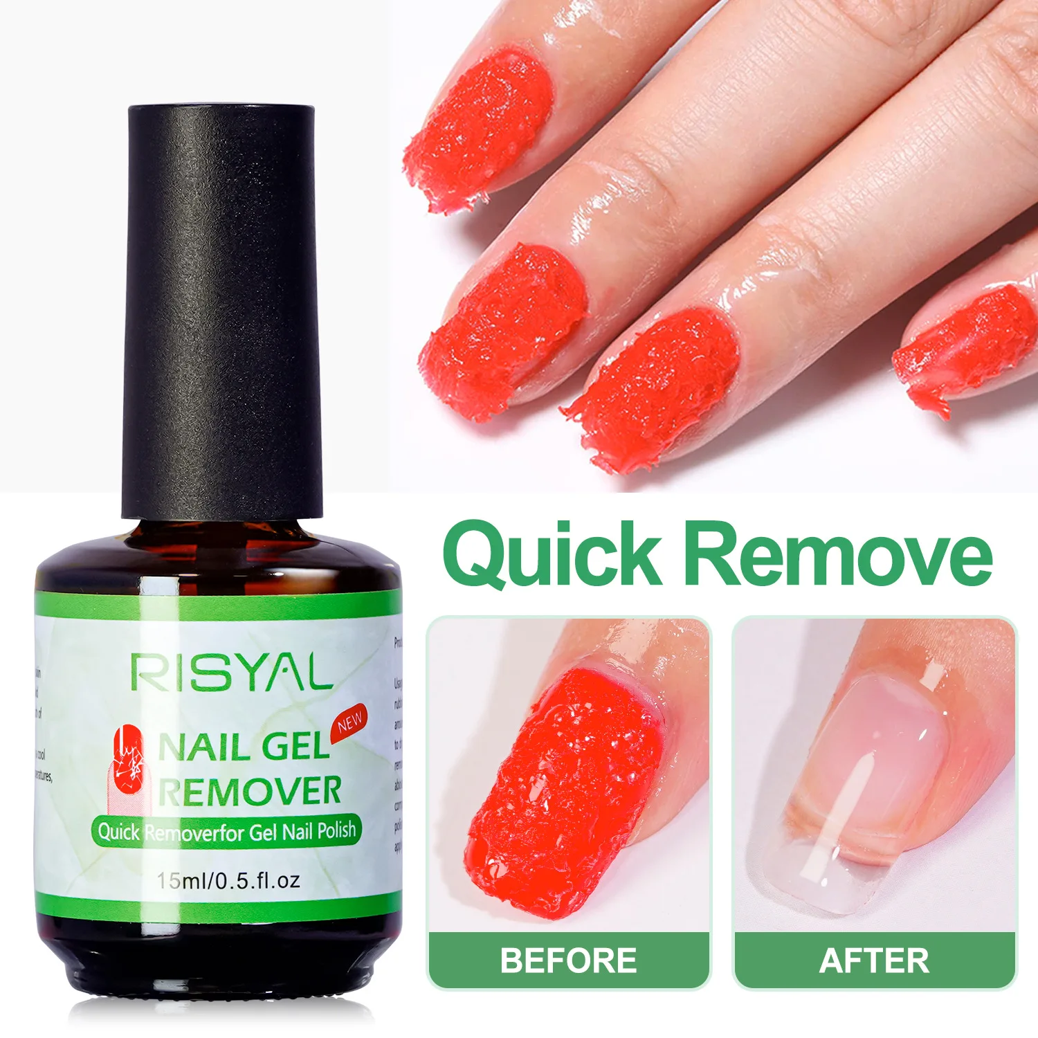 Explosive Nail Polish Remover Nail Salon Specific Cleaning Water Plant Formula Non Irritating Damaging Quick Drying No Residue