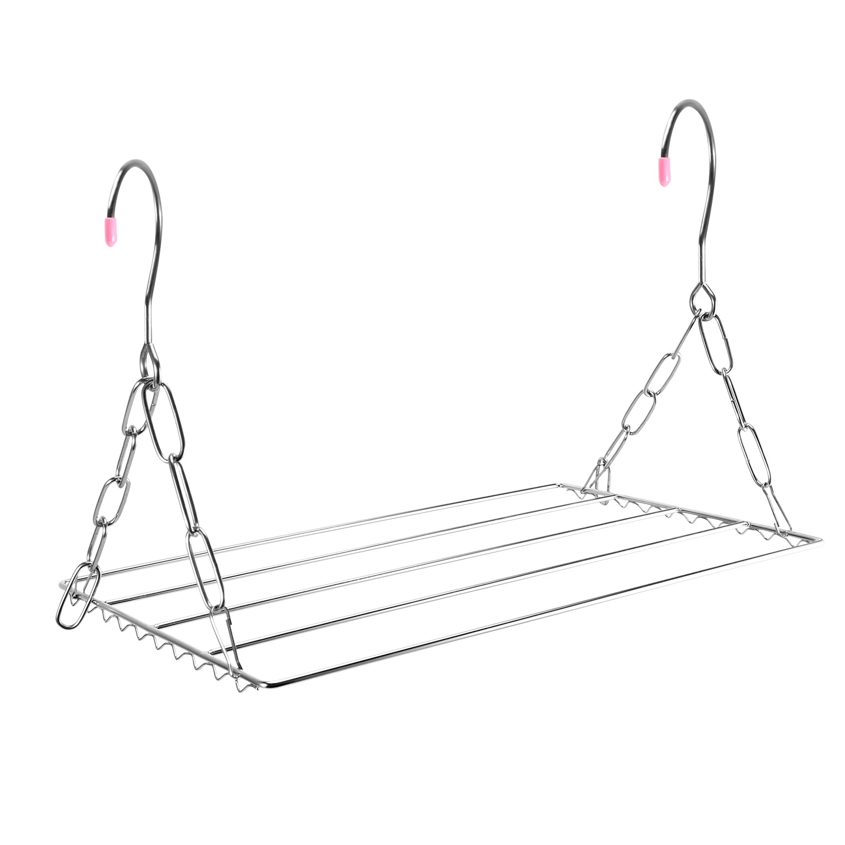 Multifunctional Clothes Drying Rack, Stainless Steel Laundry Garment Drying Hanger for Hanging Clothes, Towels, Socks