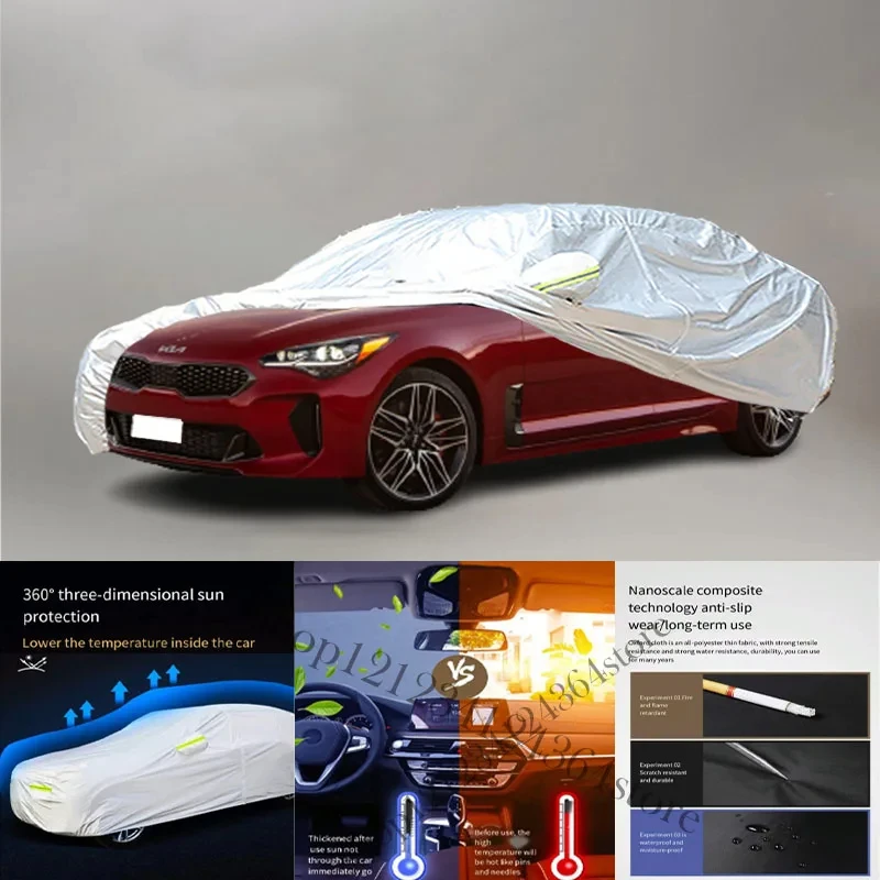 

For KIA Stinger Car cover Exterior Car Cover Outdoor Protection Full Car Covers Waterproof