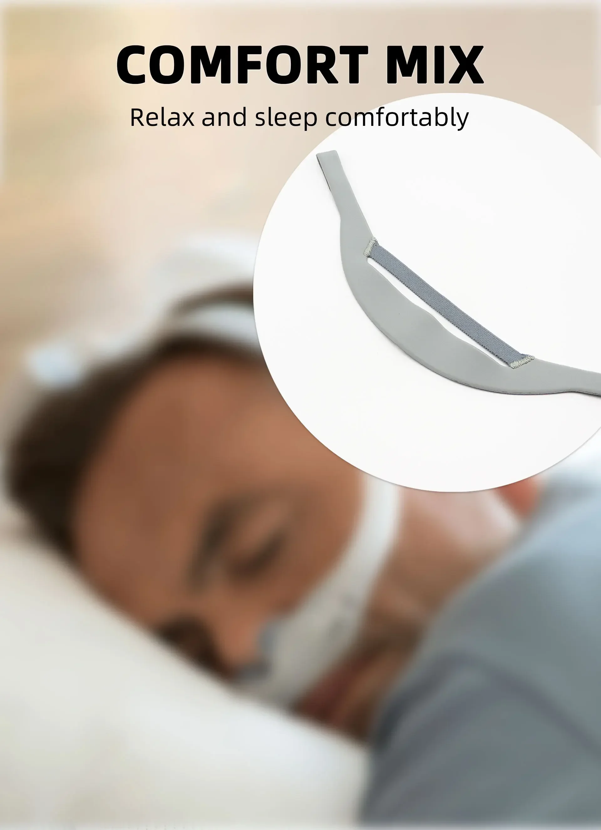 Philips Respironics DreamWear Nasal Pillow CPAP Headgear - Replacement of CPAP Band and CPAP Supplies for Sleep Apnea