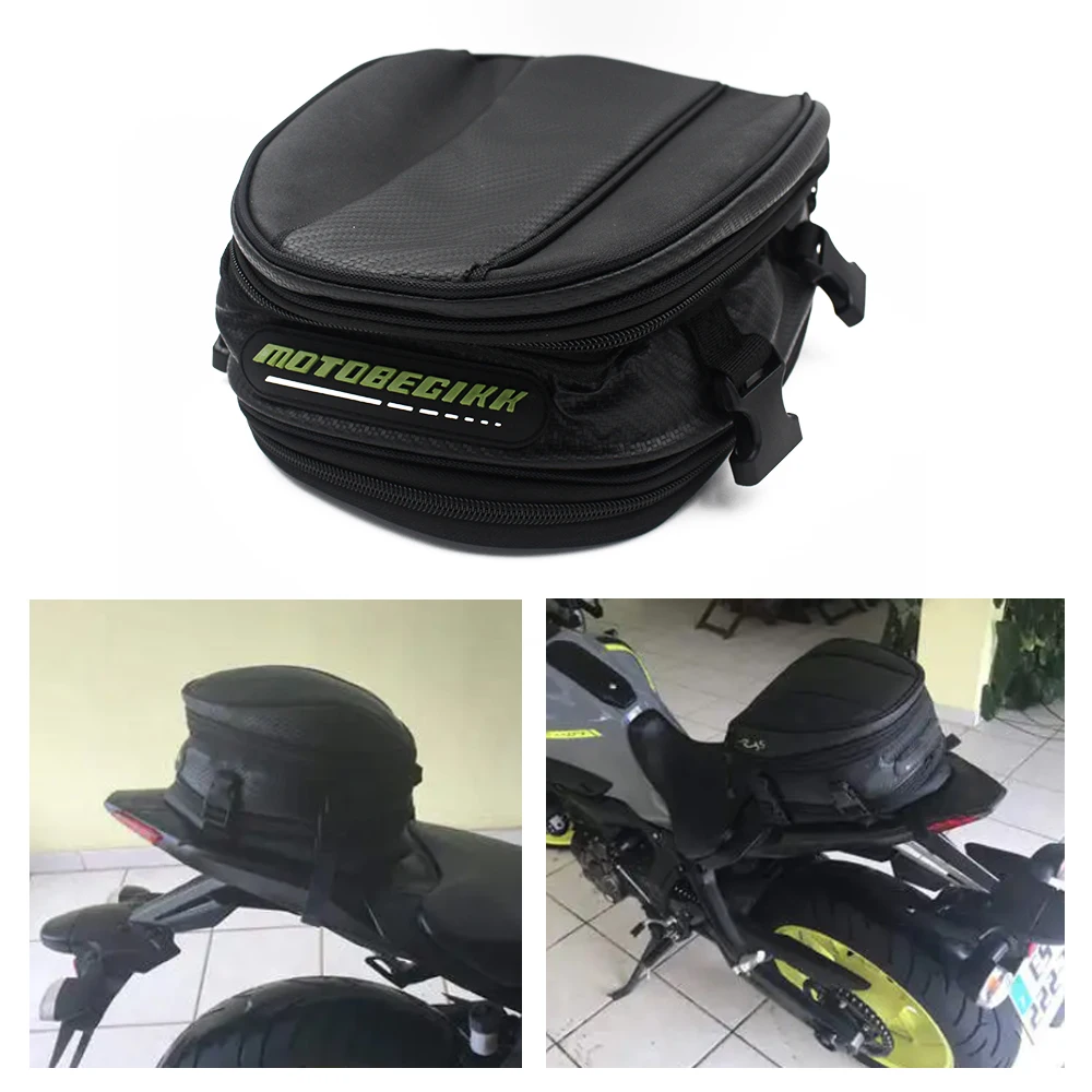 Outdoor sports bag high quality waterproof rider helmet biker backpack motorcycle tail bag large capacity tool storage bag