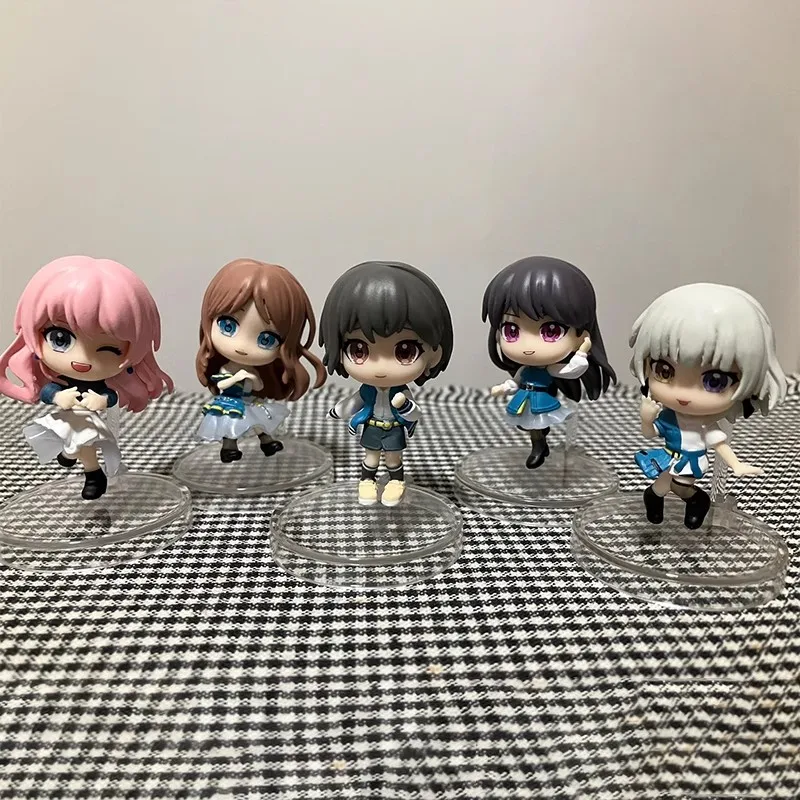 5Pcs Gashapon BanG Dream! Ini MyGO!!!! Koleksi Figur Mainan RICH Untuk Hadiah Anak-Anak Model Ornamen