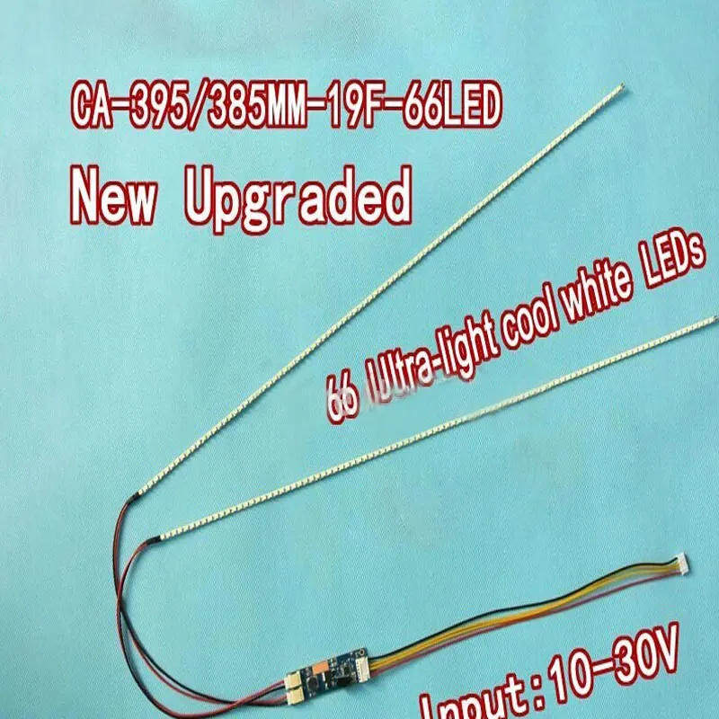 1Kit 19 ''395Mm Instelbare Helderheid Led Backlight Strip Kit, Update 19Inch Lcd Ccfl Paneel Naar Led Backlight