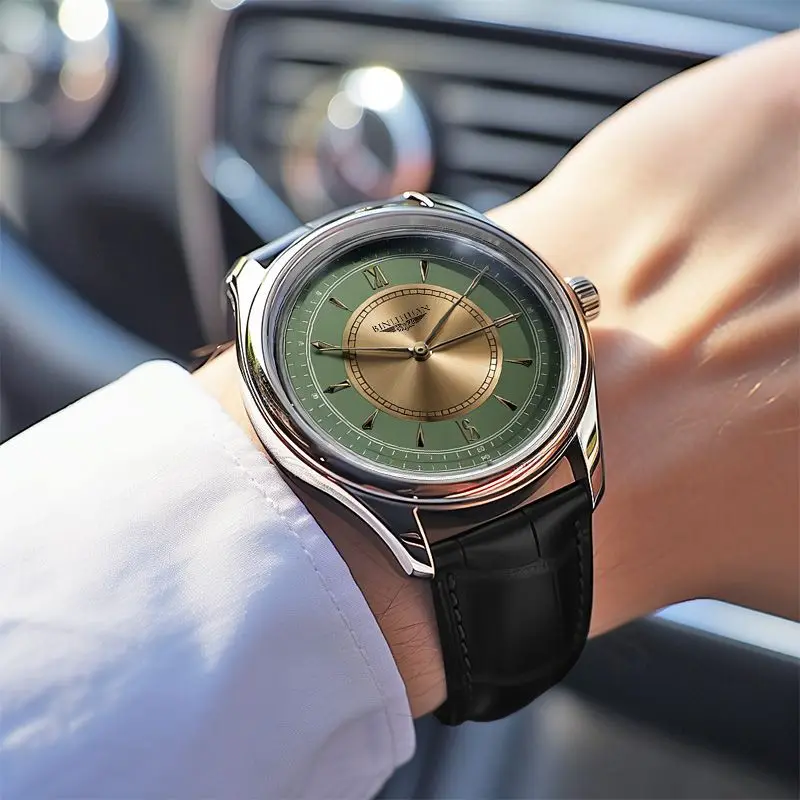 Men Top Quality IPS Luxury Man Wristwatch Wholesalers Waterproof Diamond Leather Watch Stainless Steel Quartz Fashion Male Reloj