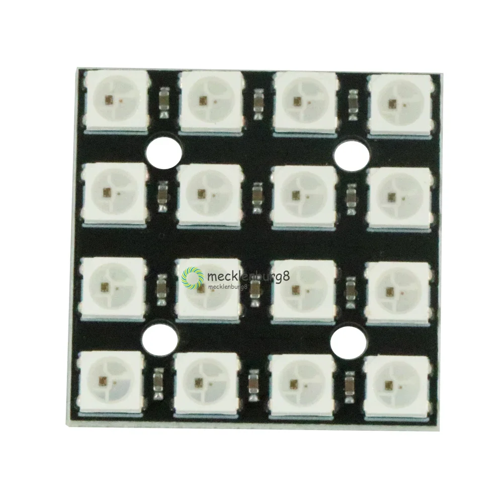 

16Bit RGB 4x4 4*4 LED WS2812B WS2812 5050 RGB LED Matrix Integrated Drive Drivers Board LED Module for Arduino