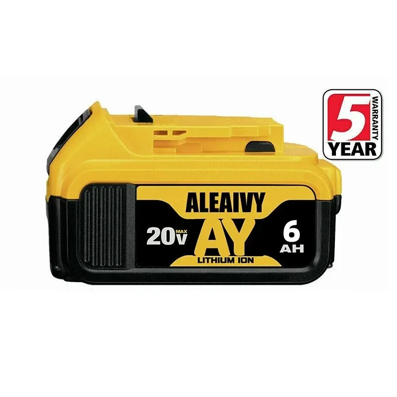 

For Dewalt 18V and 20V MAX Power Tool Battery -Versatile, Fully Compatible,DCB180 DCB200 20V 8000mAh Lithium Replacement Battery