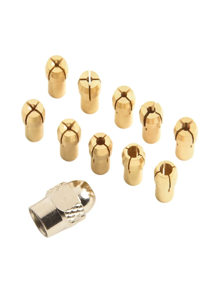 Convenient And Practical DIY Projects Brass Collet Chuck Collet Chuck Set Easy To Switch Sizes Long-lasting Performance