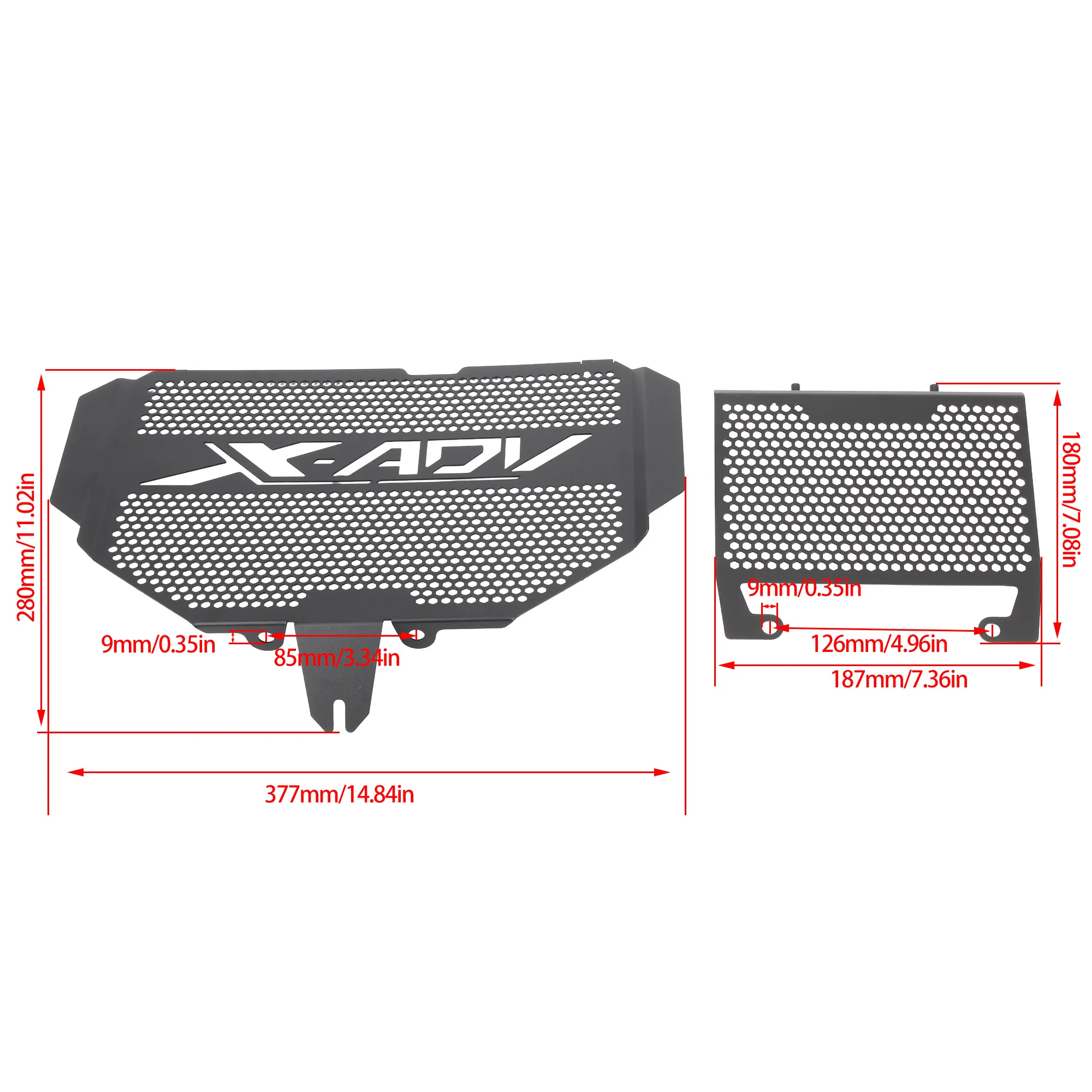 دراجة نارية المبرد غطاء فتاة واقية لهوندا X-ADV750 XADV750 X-Adv X ADV XADV 2017 إلى 2024 DirtBike الألومنيوم الملحقات #6