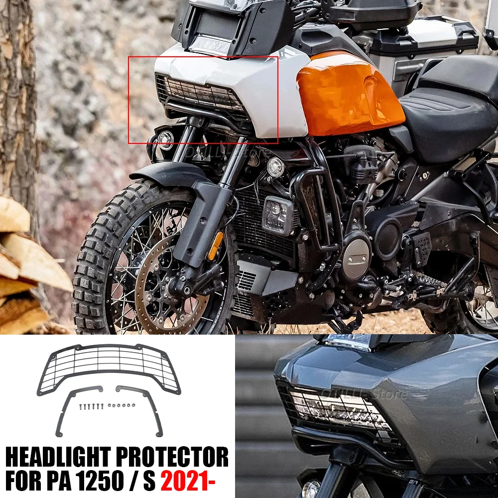 

NEW Motorcycle Headlight Protector Grille Guard Cover For Harley Pan America 1250 1250S PA1250 PANAMERICA1250 2021 2022