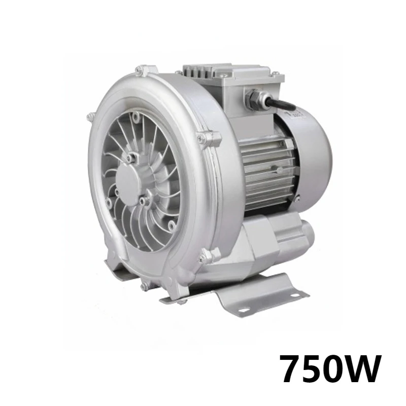 

220V 380V 750W Vortex Blower Industrial High-pressure Air Pump Centrifugal Vacuum Pump Vortex Suction Fan Fish Pond Aerator