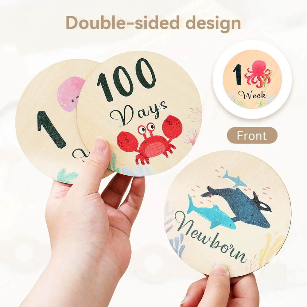 Рисунок 4 - Набор деревянных карточек для новорожденных