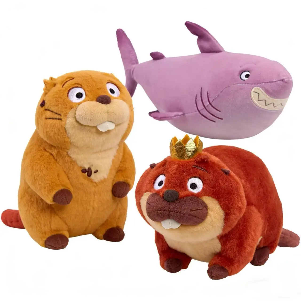 

New Hoppers Beaver Tom Lizard Plush Doll Toy Anime Peripherals Cute Anime Figure Desktop Ornament Collectible for Kid Gift