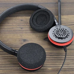 1 Pair Foam Ear Pads Replacement For Jabra Evolve 20 20se Headphone Comfortable Touch Sponge Cover High Elasticity Ear Cushion