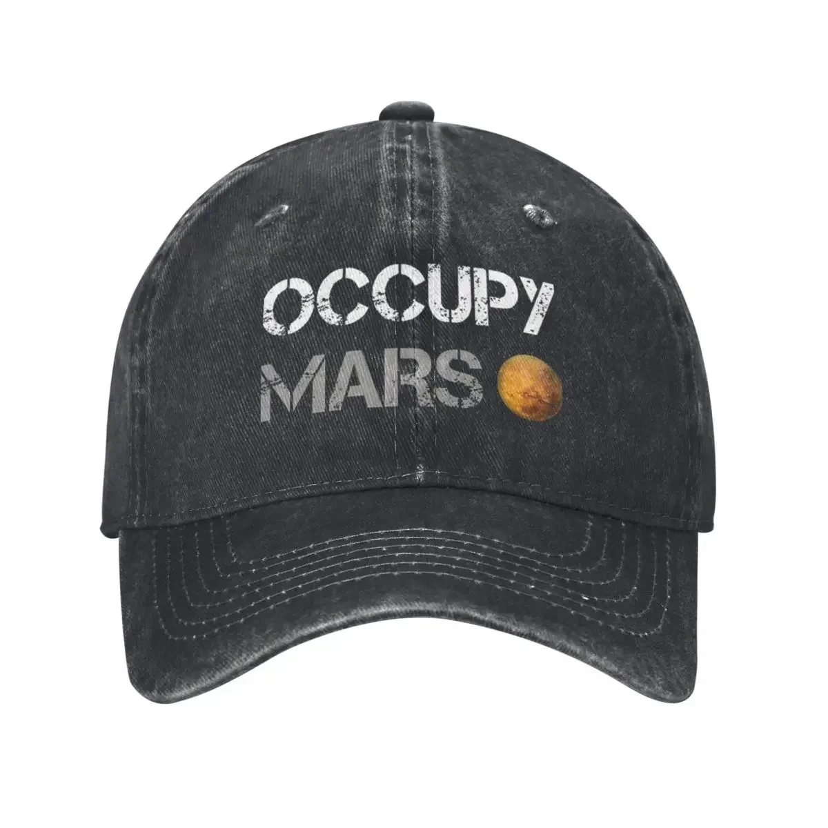 

Occupy Mars - Elon Musk SpaceX Project Gift ideas Baseball Cap Sunscreen Hat Baseball Cap Sun Hats For Women Men's