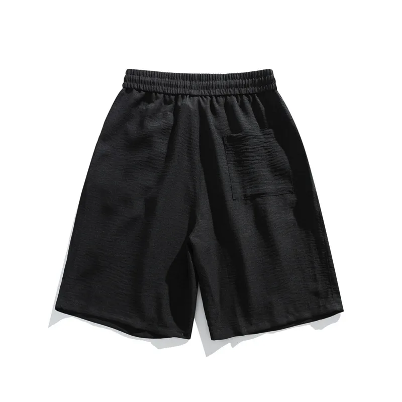 WVGA Summer New Men Tide Streetwear Pleated Deconstructed Trendy Shorts Niche Chic Casual Quick-Dry Loose Cargo Pants Ins W24508